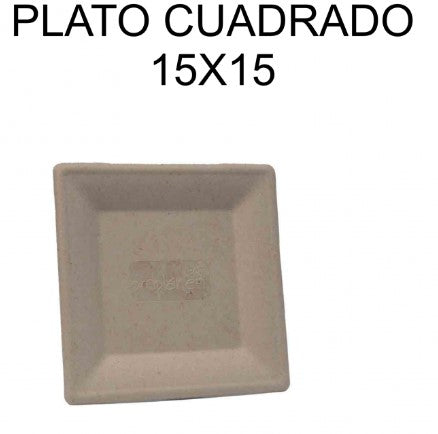 PROPLANET PLATO CUADRADO 15 X 15 X20 UND